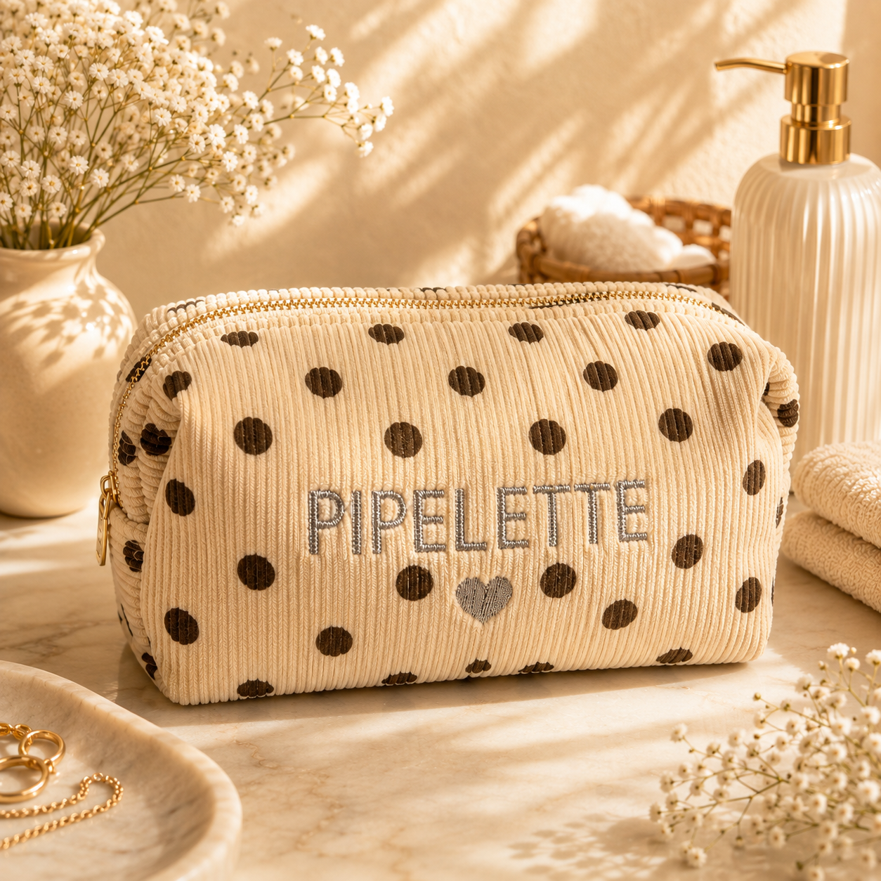 🤎 Trousse de toilette Pipelette