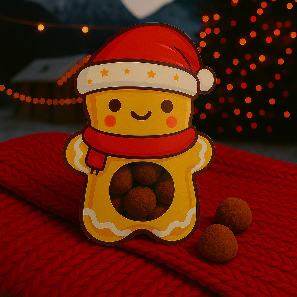 ✨ Sachet Pain d’Épice – Truffes de Noël (200g) 🎄🍫