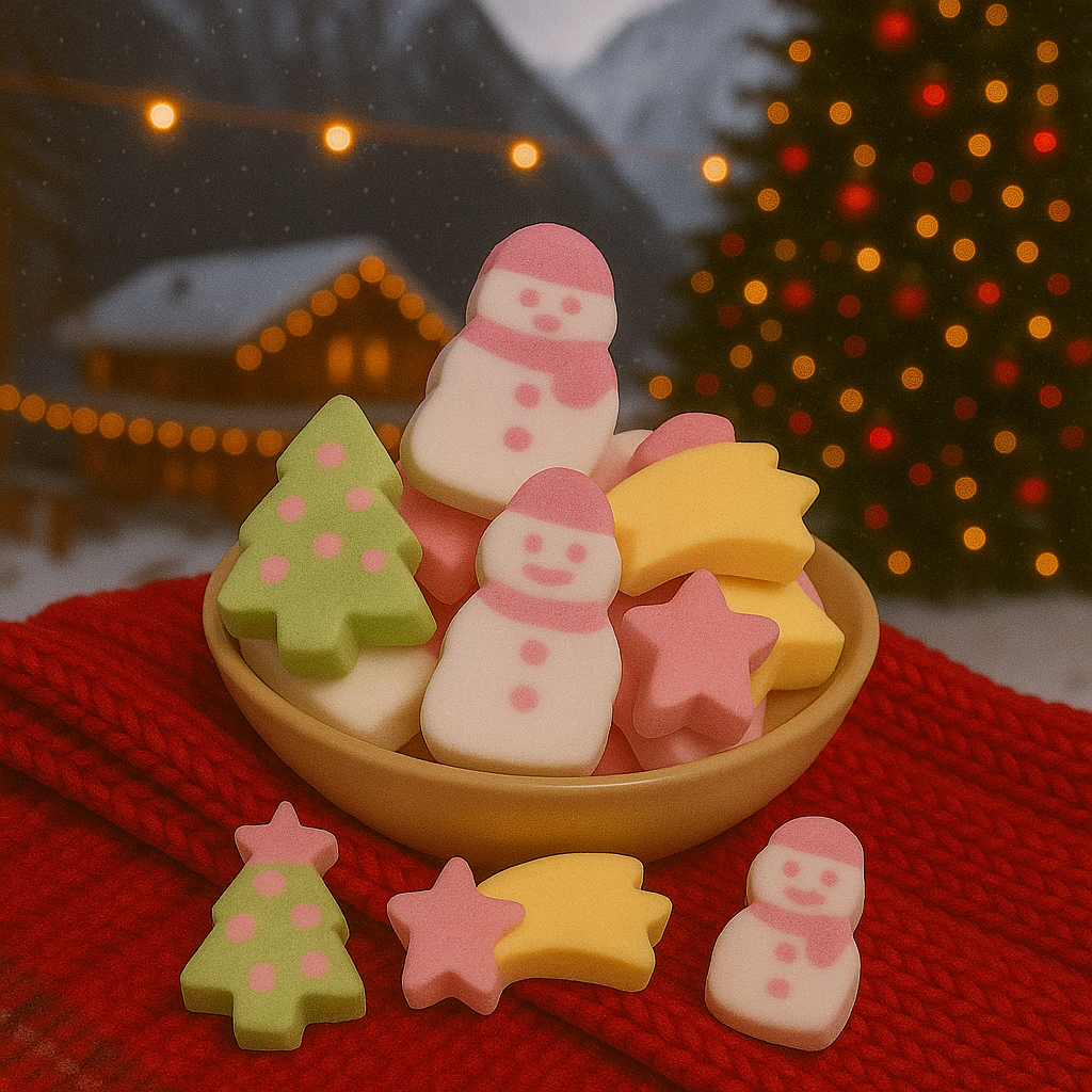 ✨ Marshmallow Noël – 100g ☃️🍬