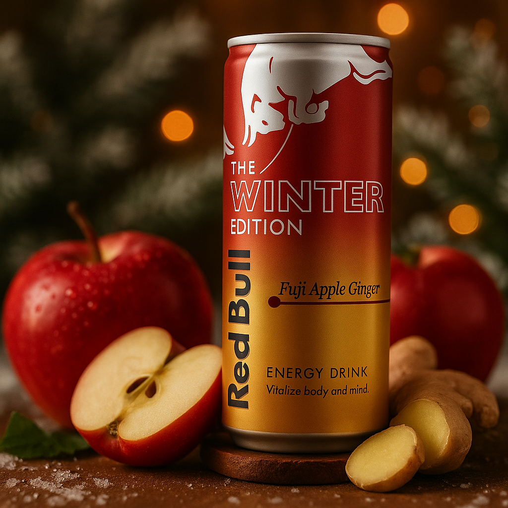 🌸🥤 Red Bull Winter Edition 2025 – Pomme & Gingembre 🍏❄️