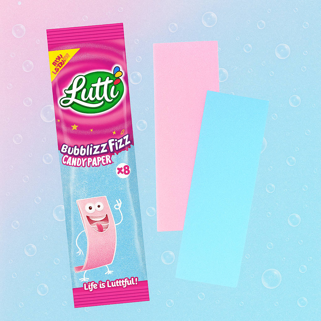 🌸🍭 Candy Paper Bubblizz Fizz – 1 sachet (8 pièces)🍭🌸