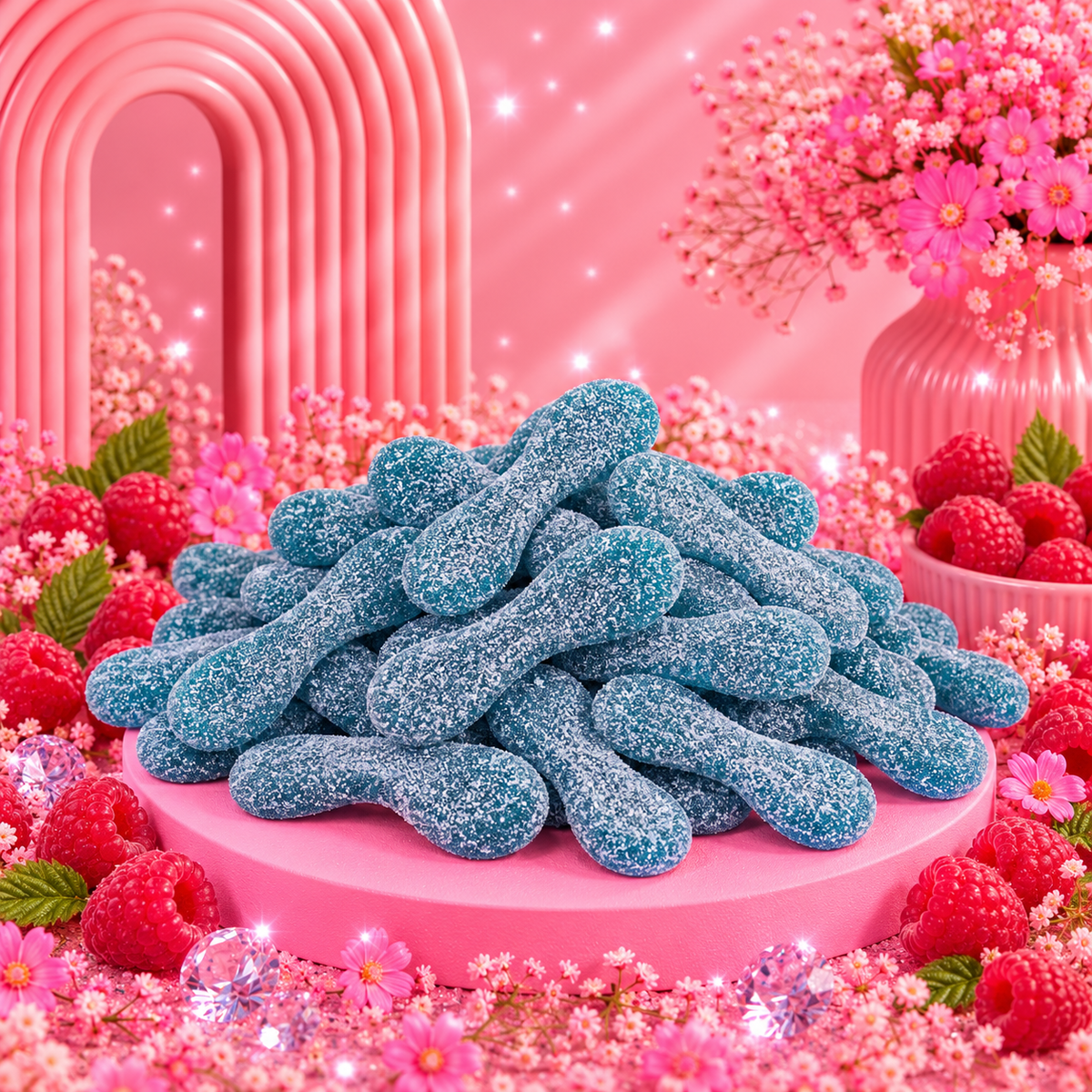 🌸 Frisia Langues Bleues Citriques Framboise - 100g 🌸
