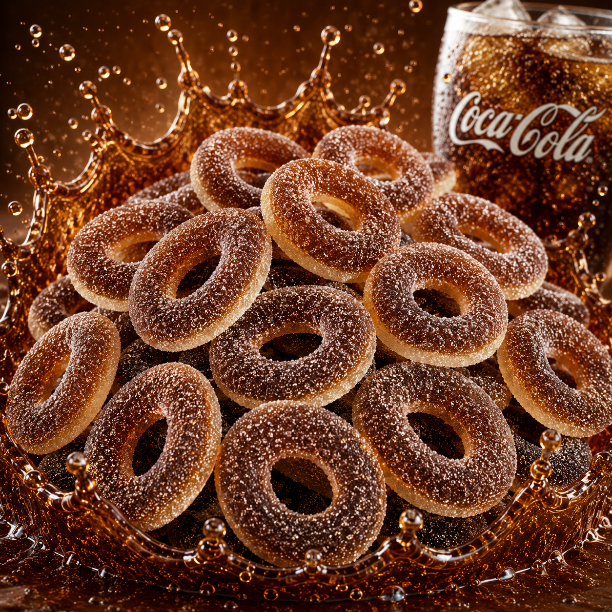 🌸 Anneaux Sucrés Cola - 100g 🌸