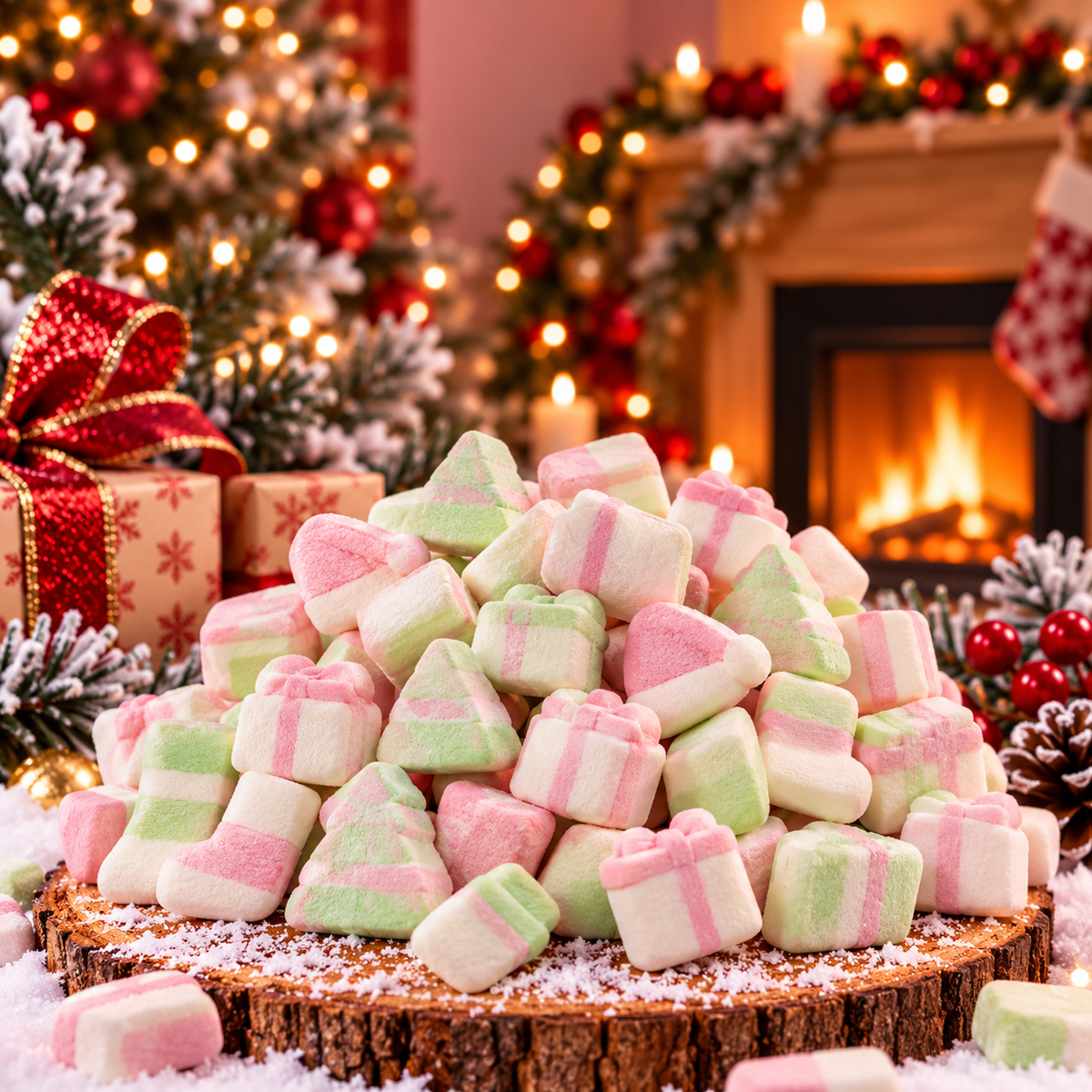 🎄☁️ Haribo Chamallows Christmas – Guimauves de Noël – 50 g 🎅💕