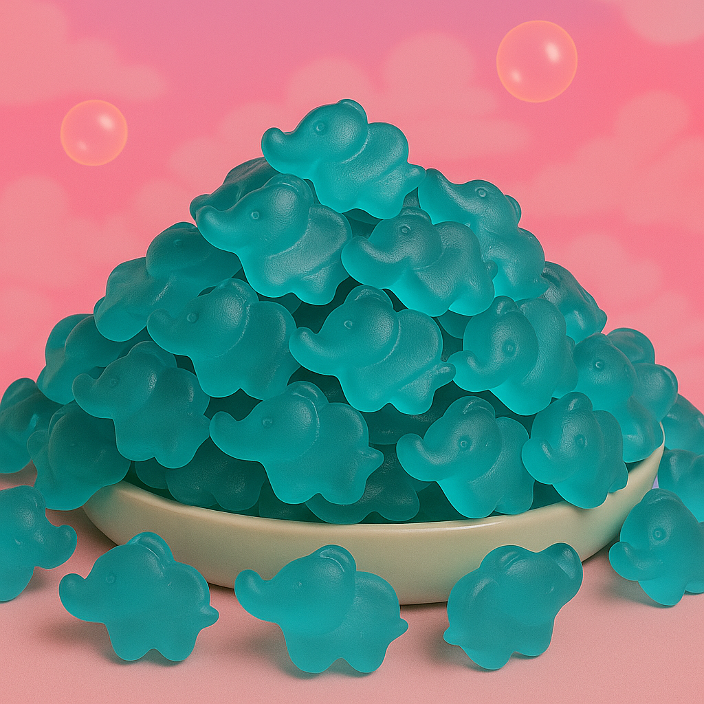 🌸🍭 Lollywood Éléphant Bleu - 100g 🍭🌸