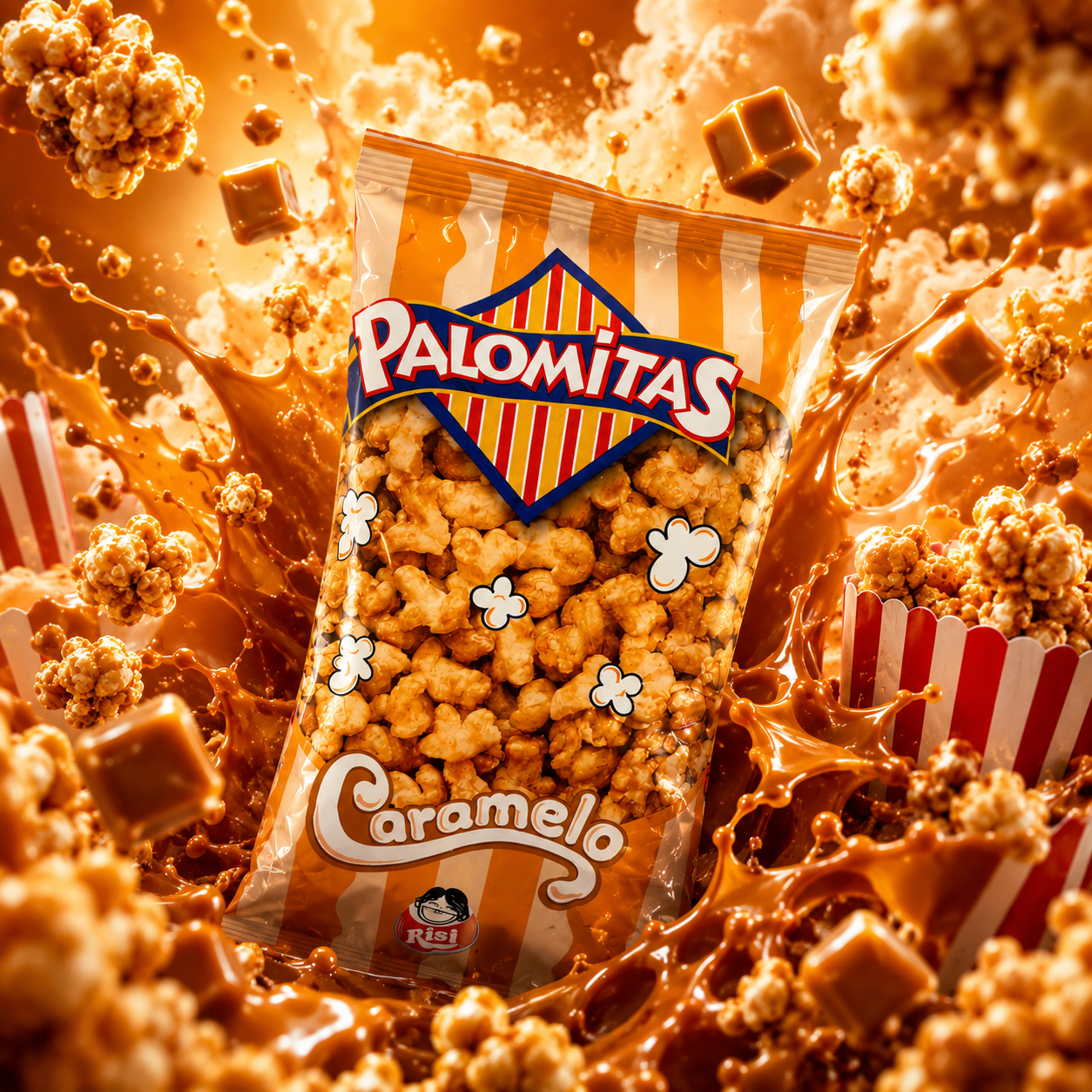 🍿 Sachet Palomitas 80g – Pop-Corn Caramel