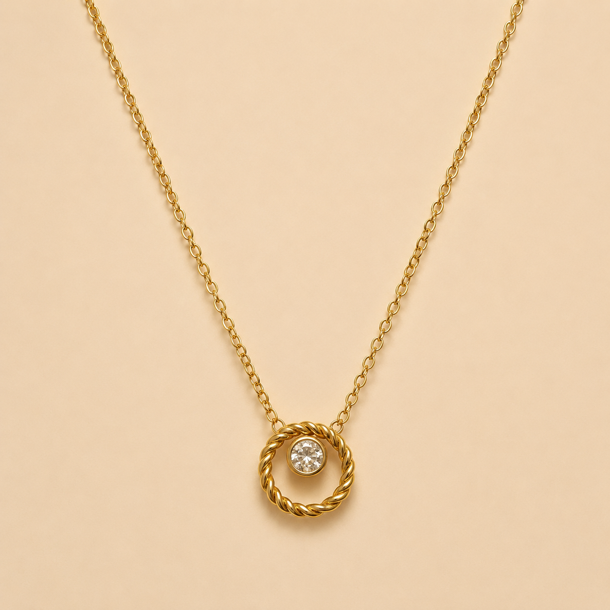 ✨ Collier Aura Doré