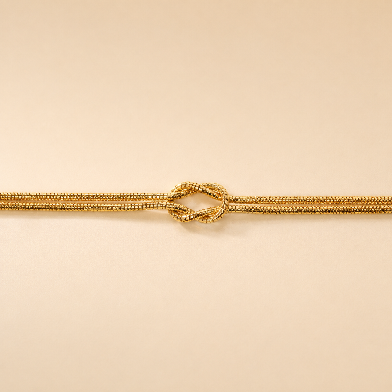 ✨ Bracelet Nœud d’Or