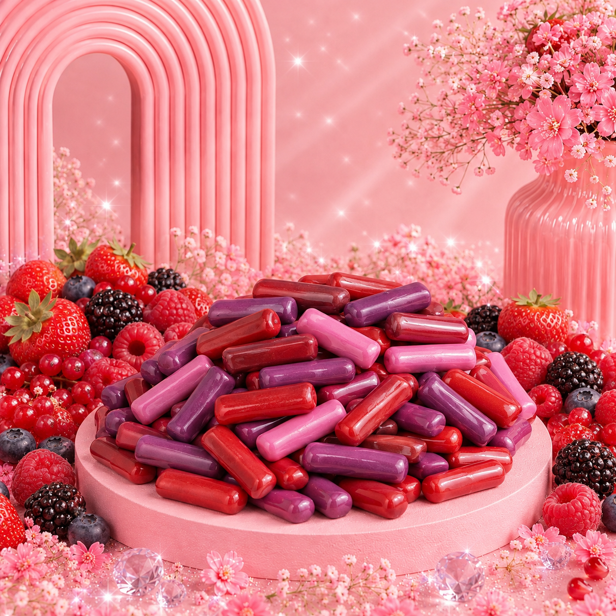 🌸 Hitschies Fruits Rouges - 100g 🌸