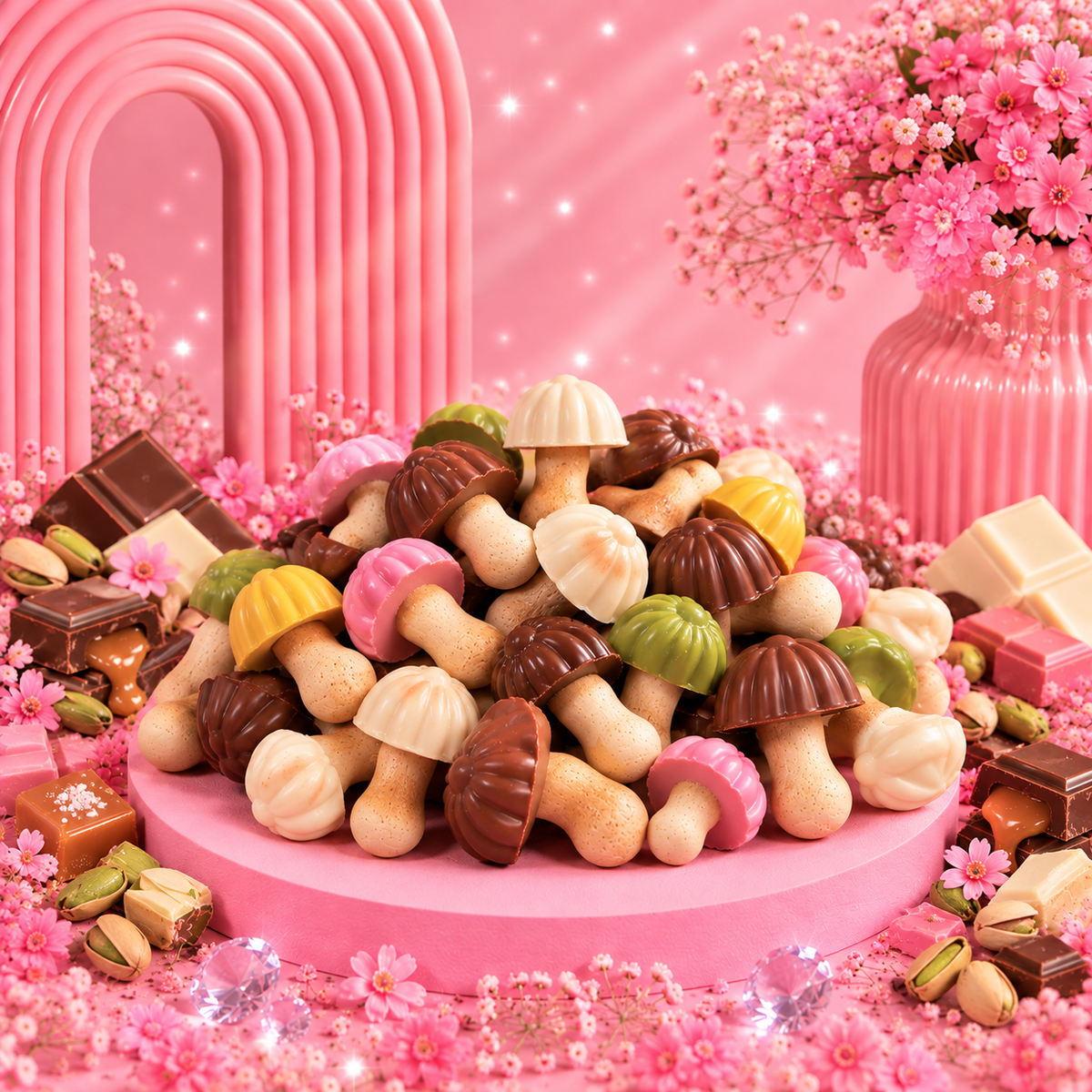 🍄 Mix Champignons – 300 g 🌈
