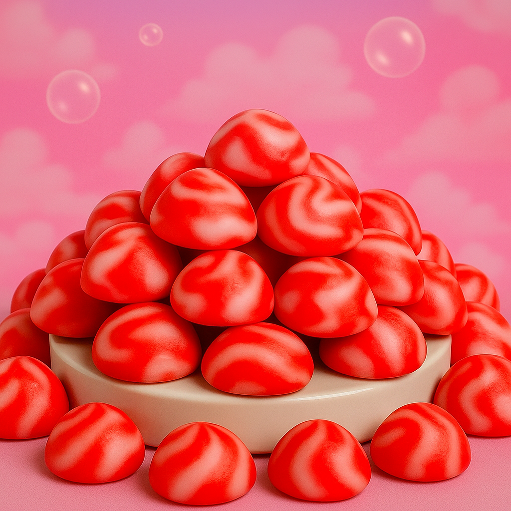 🌸🍭 Bisous Twisty Fraise – 100g 🍭🌸