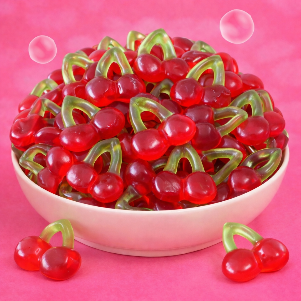 🌸🍭 Happy Cherries – Haribo (100g) 🍭🌸