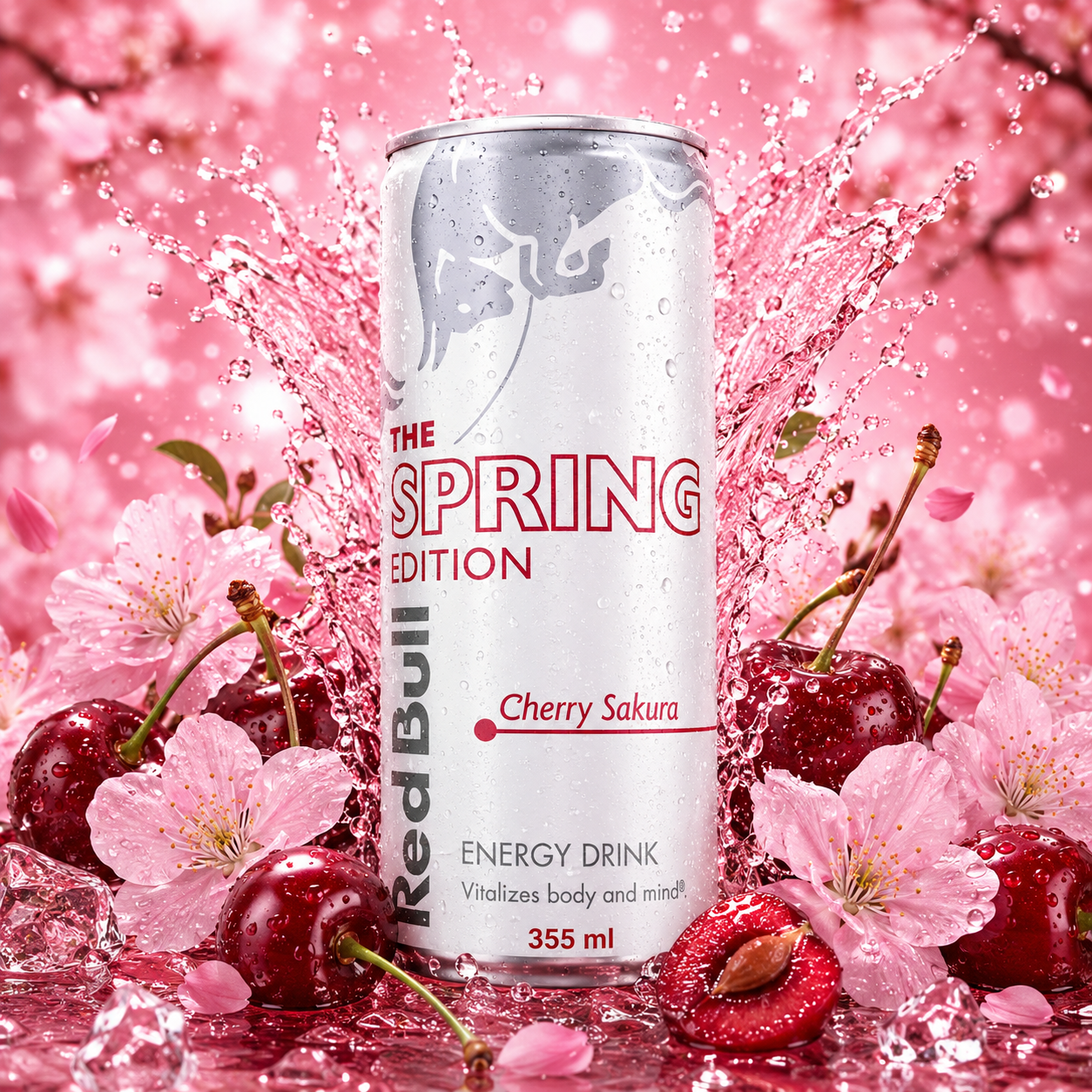 🌸 Red Bull Cerise Sakura 🌸