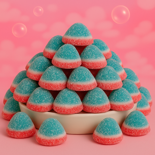 🌸🍭 Gomme Tricolore Myrtille - 100g 🍭🌸