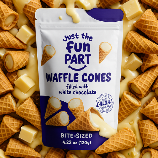 🌸🍭 Cônes – Chocolat Blanc 🍭🌸