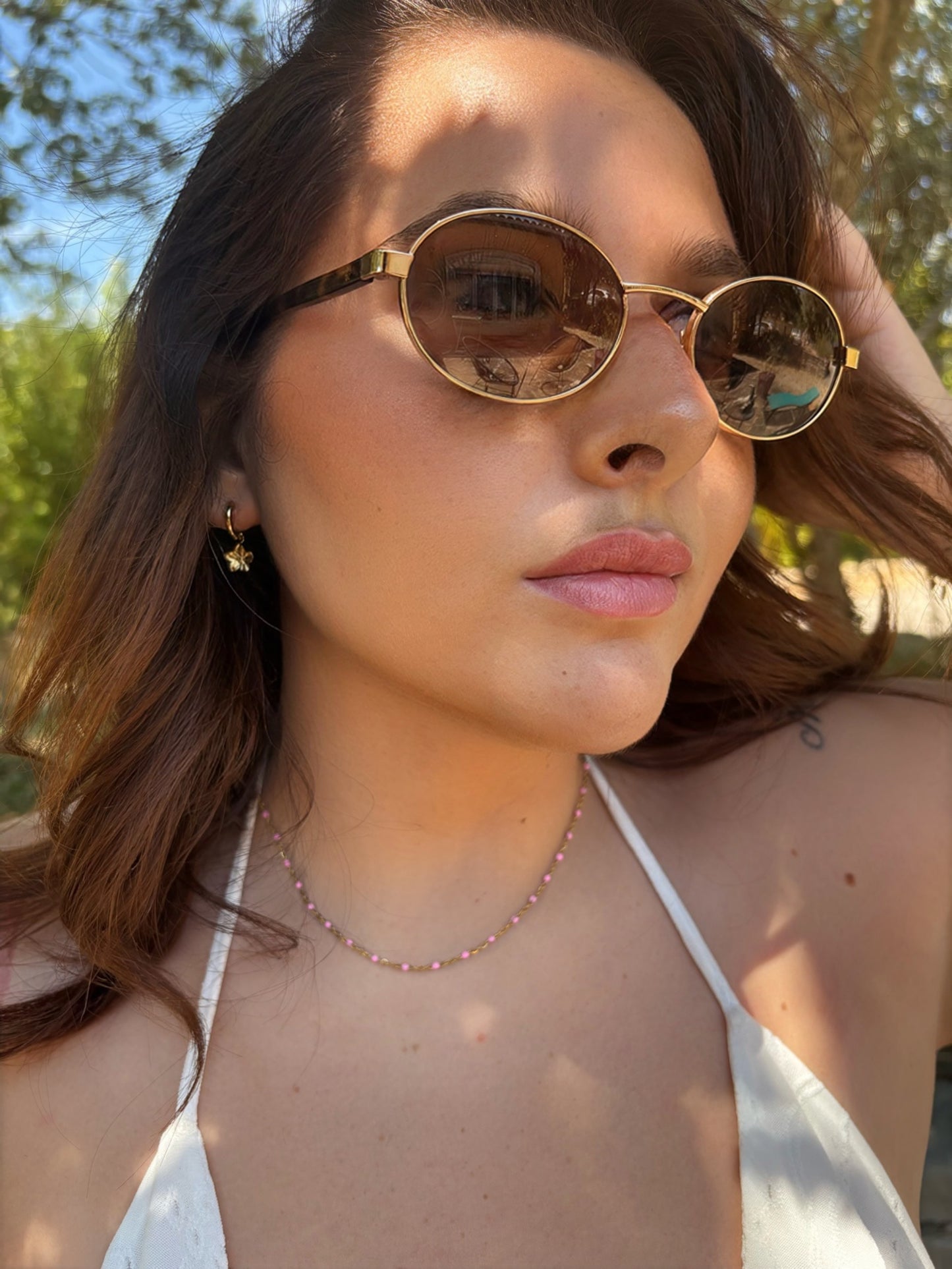 ✨ Collier Perla - Rose/Doré ✨