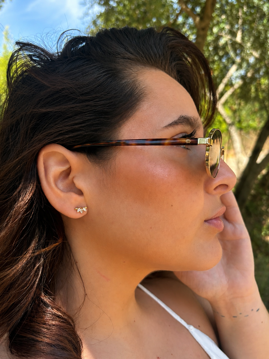 ✨ Boucles d’oreilles Lumina - Doré ✨