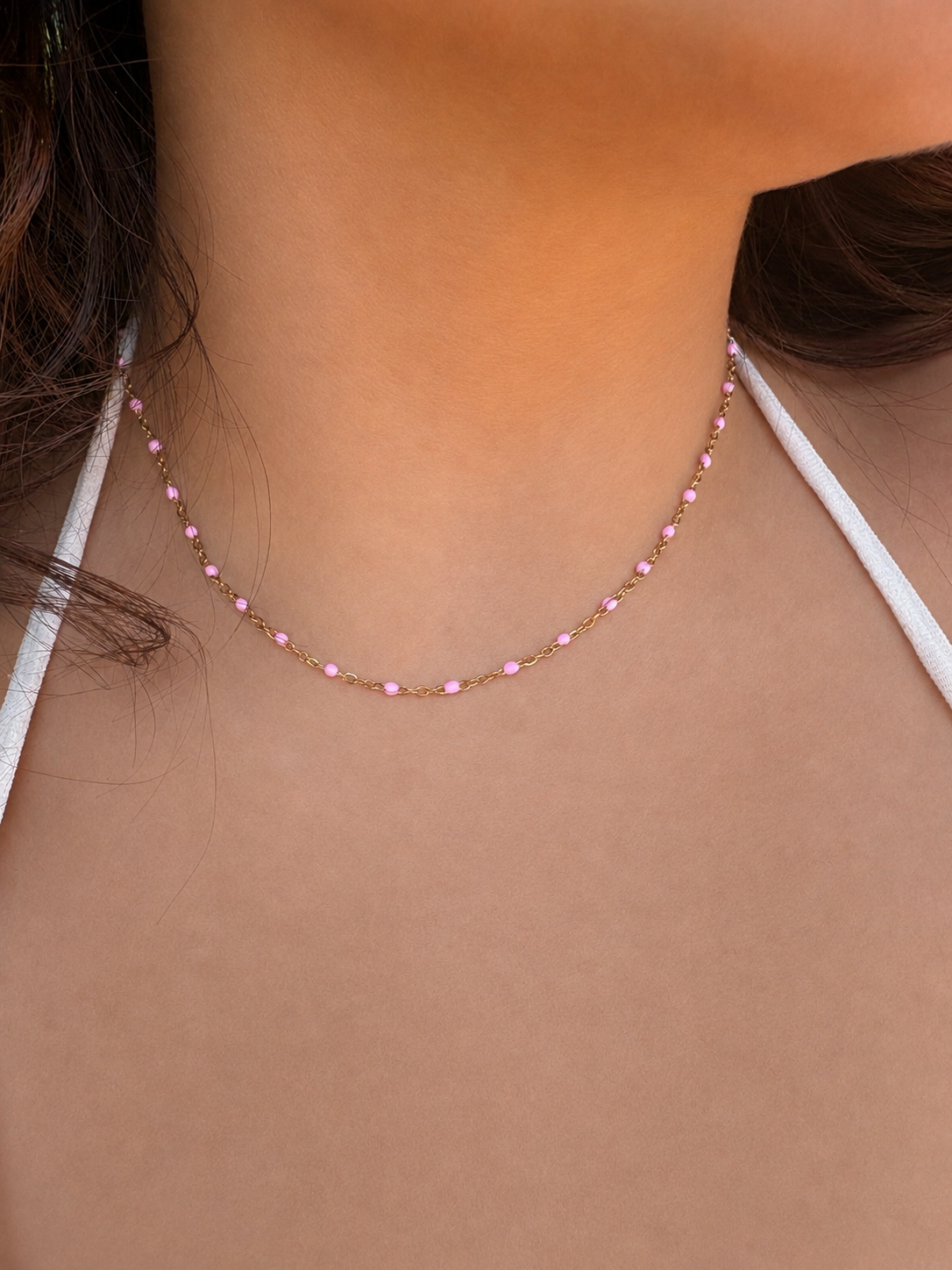 ✨ Collier Perla - Rose/Doré ✨