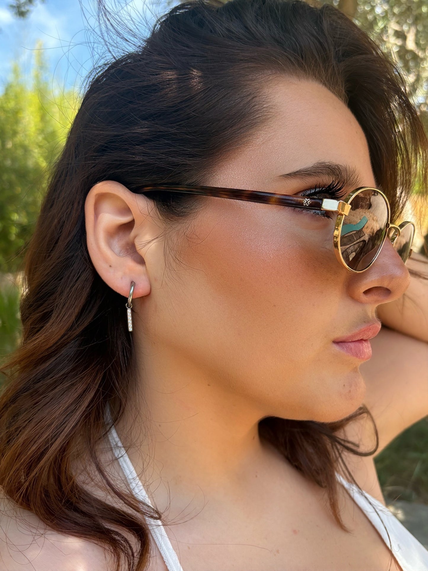 ✨ Boucles d’oreilles Éclat - Argenté ✨