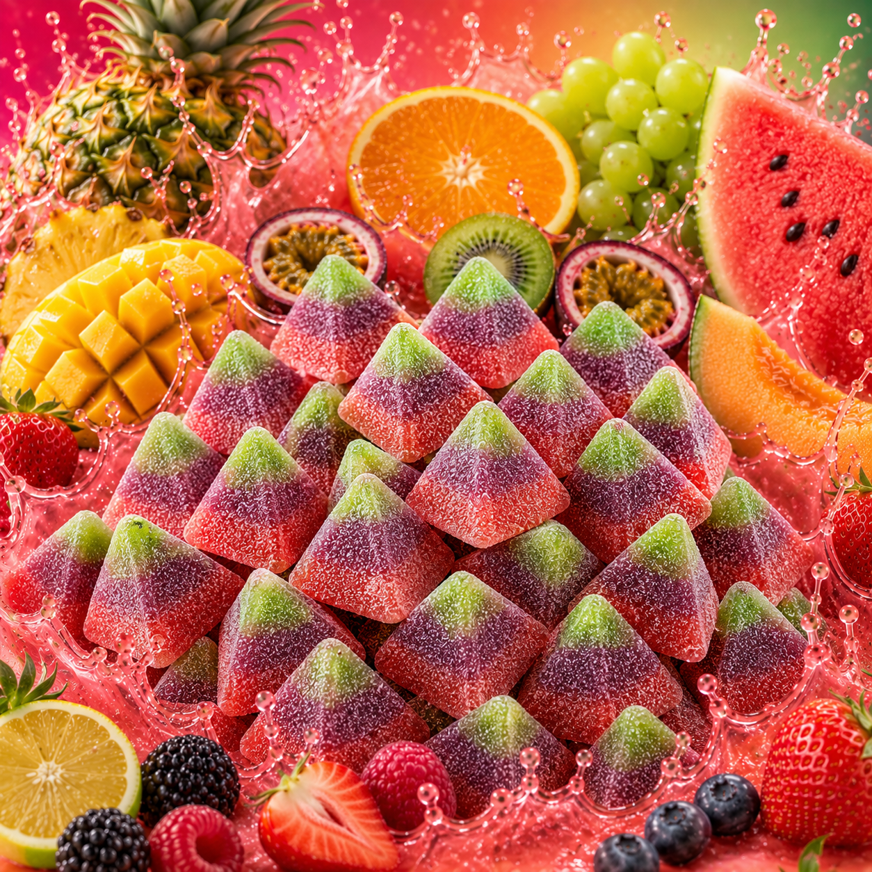 🌸 Pyramides Sucrées - 100g 🌸
