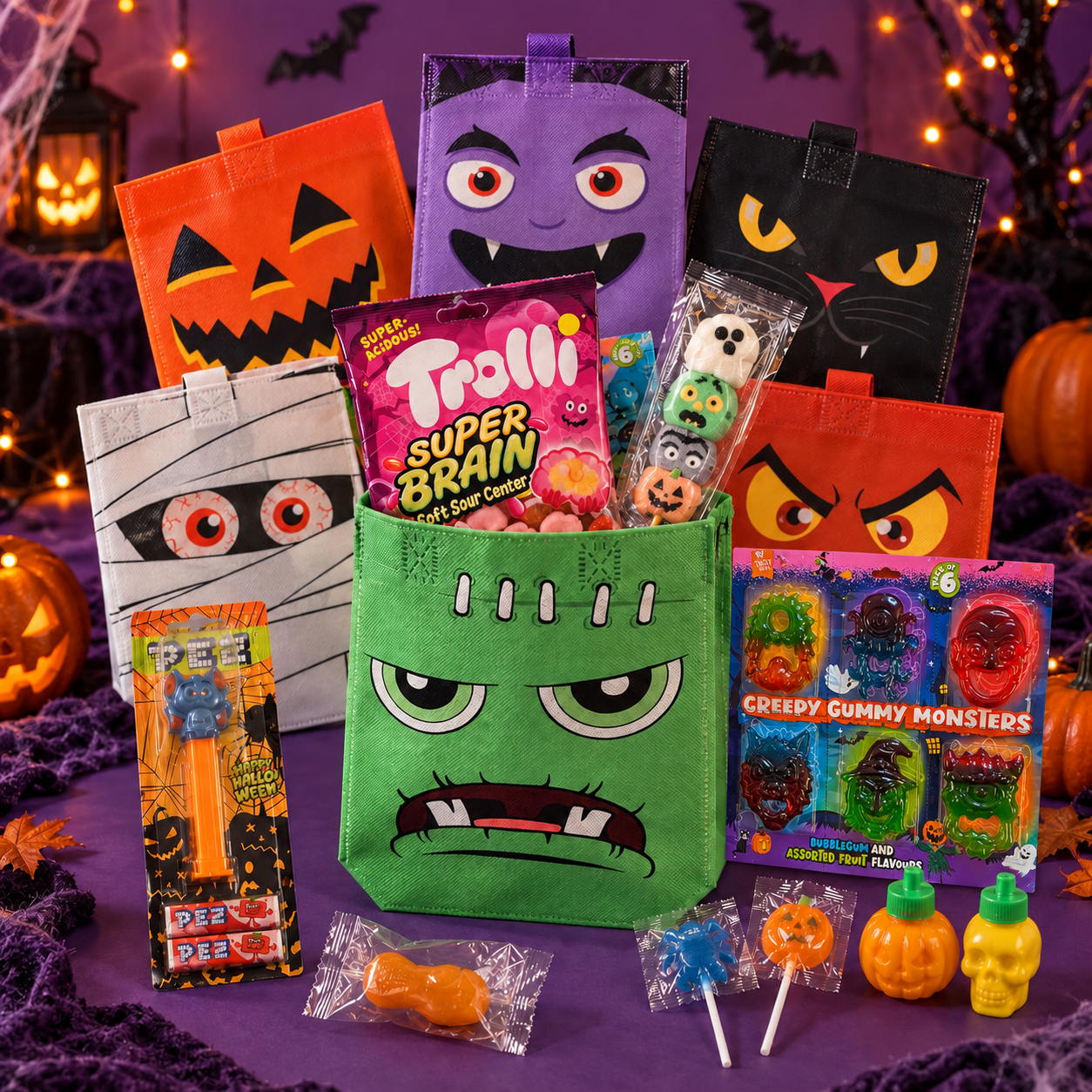 🎃 Sac Halloween Enfant – Modèle aléatoire 👻🍬