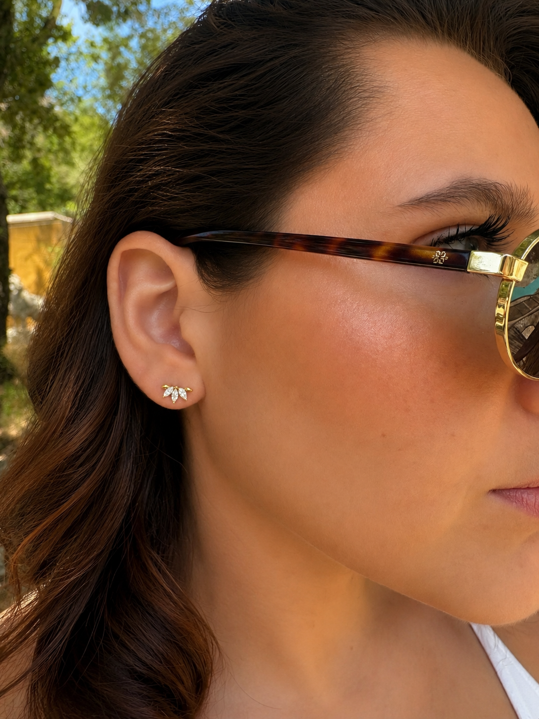 ✨ Boucles d’oreilles Lumina - Doré ✨