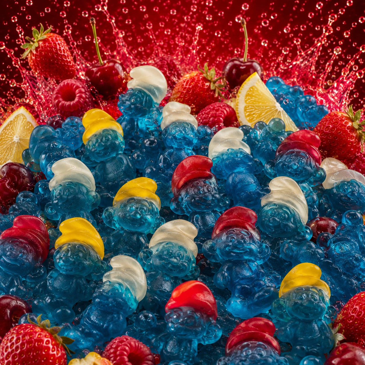 🌸 Schtroumpfs Lisse Haribo - 100g 🌸