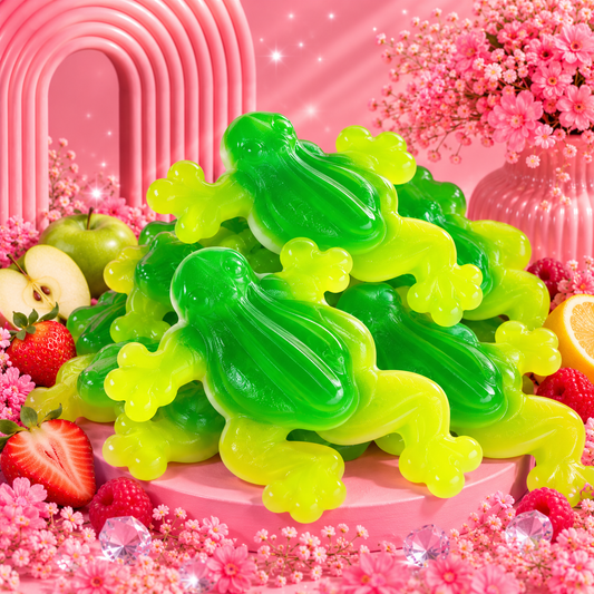 🌸 Grenouille Géante XXL Lisse – À l'unité 🌸