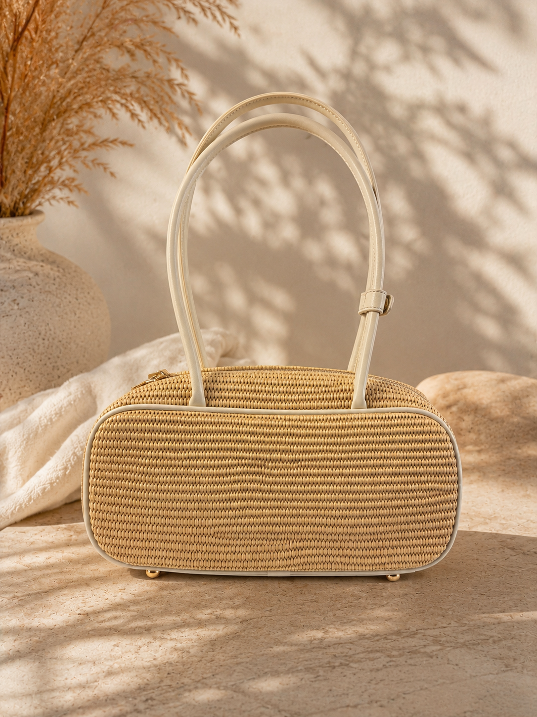 ✨ Sac Raphia Premium Beige ✨