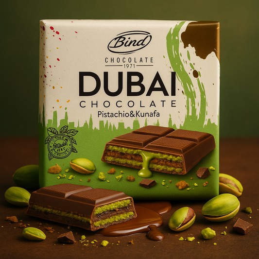 🌸🍫 Bind Chocolat Dubai - Pistache & kunafah 🌸🍫