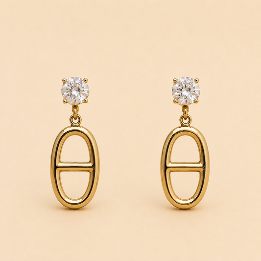 ✨ Boucles d’Oreilles Élégance Dorée ✨