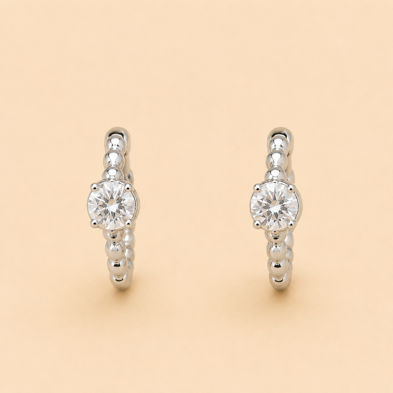 ✨ Boucles d’Oreilles Royale Argentées ✨
