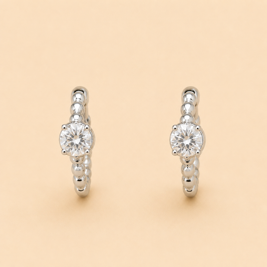 ✨ Boucles d’Oreilles Royale Argentées ✨