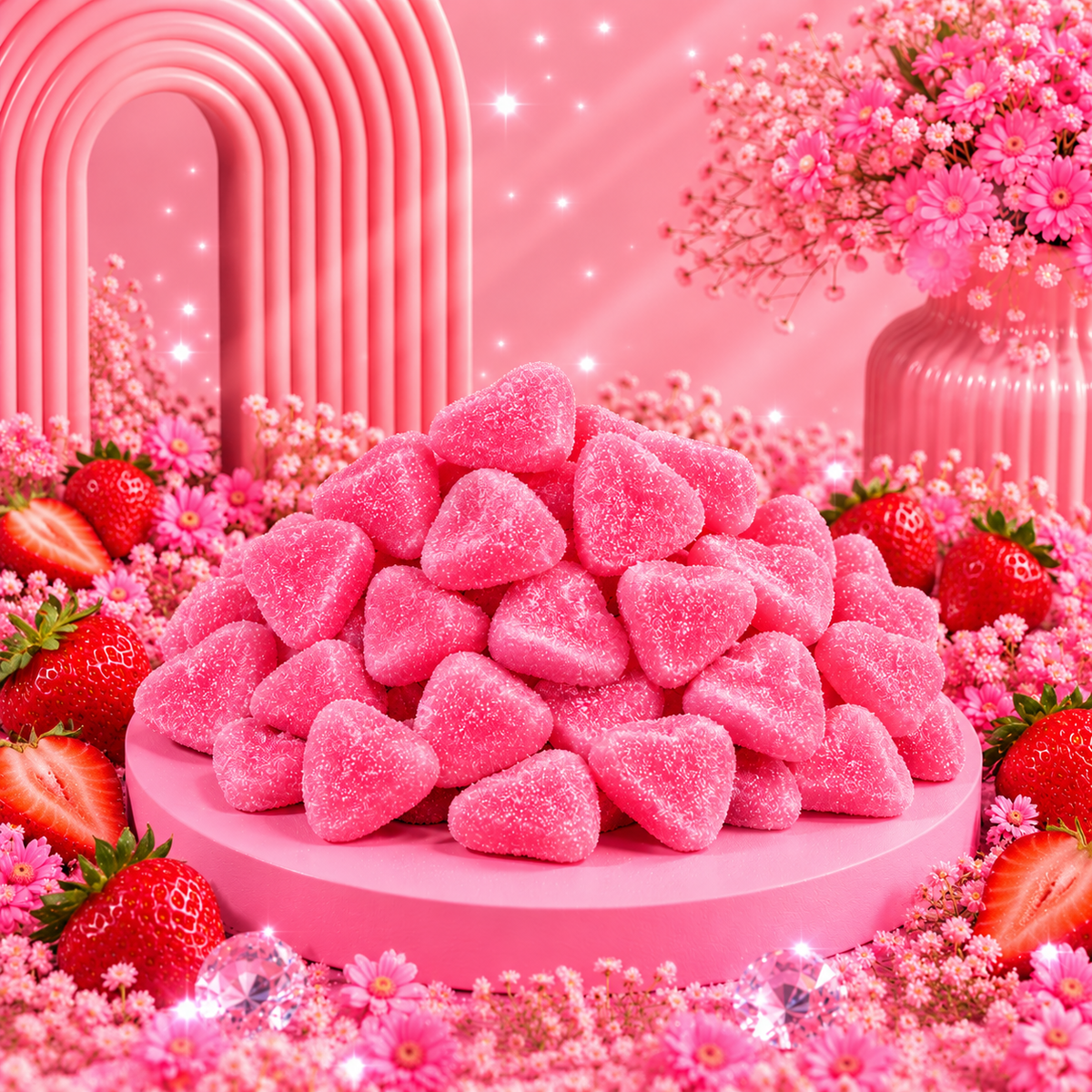 🌸 Haribo Cœurs Roses – 100 g 🌸