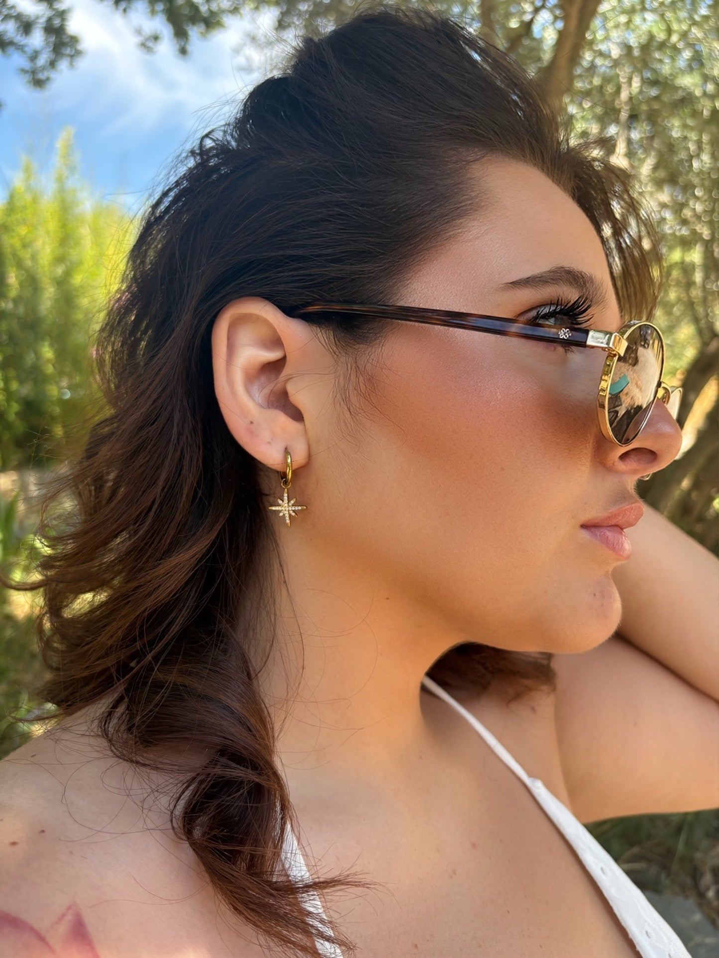 ✨ Boucles d’oreilles Stella - Doré ✨