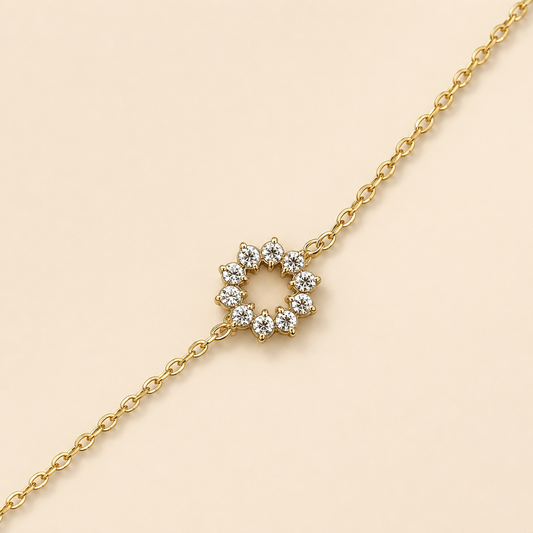 Bracelet Couronne Doré 👑