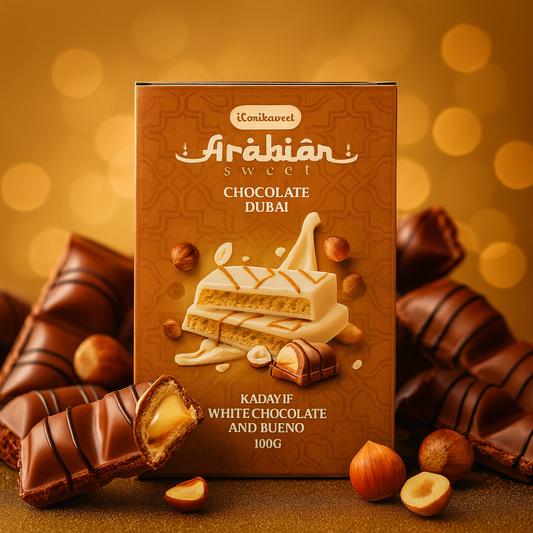 🌸🍭 Tablette Dubai – Chocolat Blanc & Bueno 🍭🌸