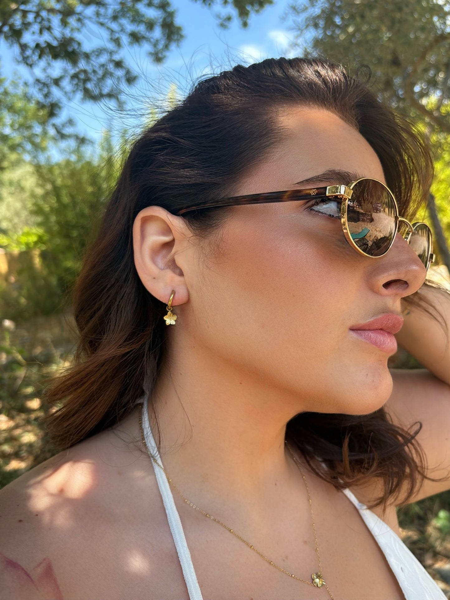 ✨ Boucles d’oreilles Bloom - Doré ✨