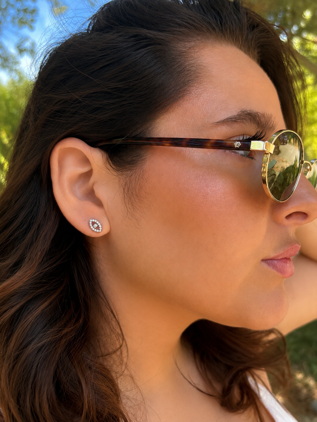 ✨ Boucles d’oreilles Iris - Argenté ✨