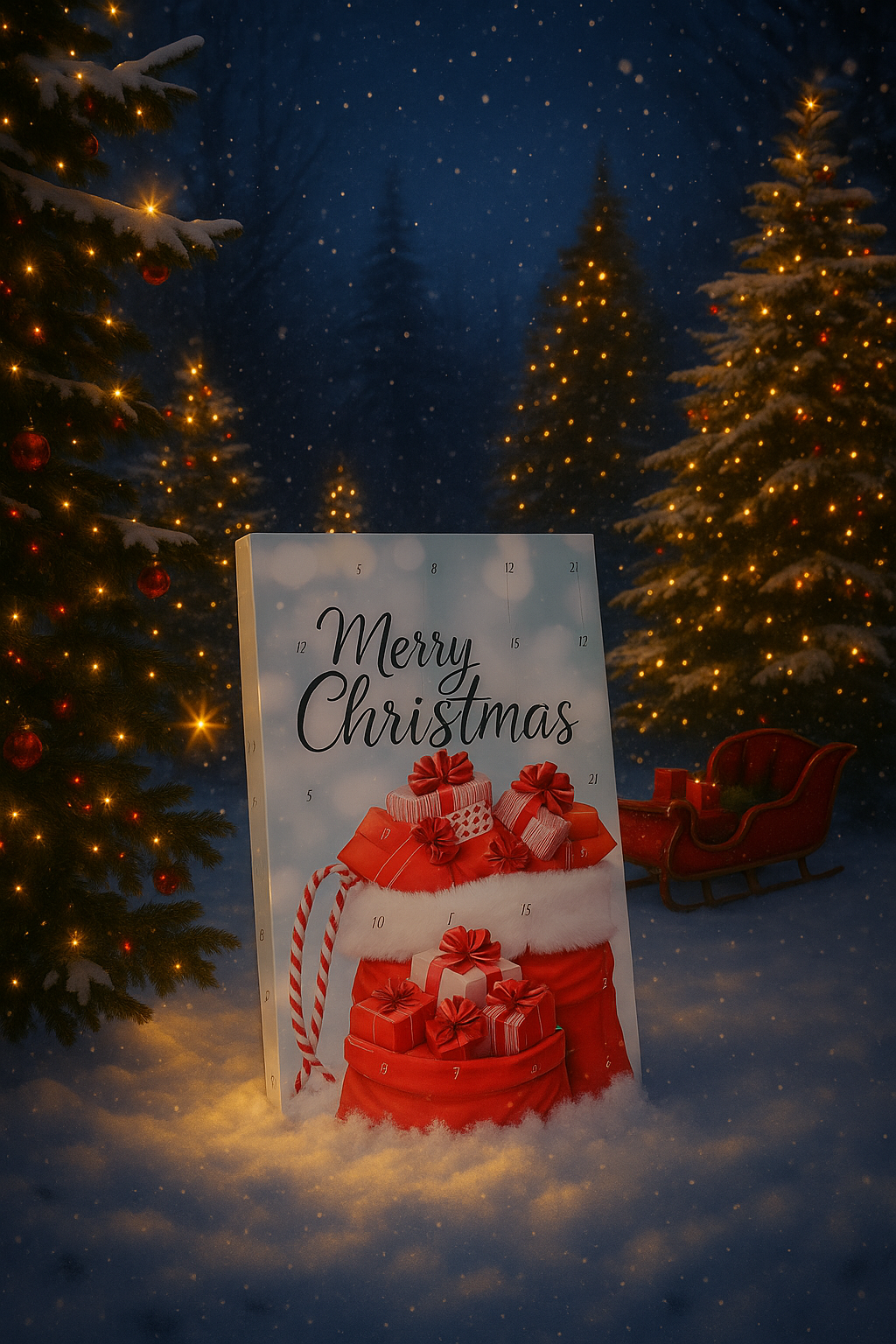 Calendrier de l’Avent Sucré ✨ – 25 Cases Magiques 🎄