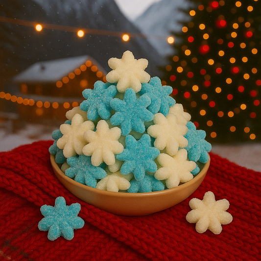 ✨ Bonbons Flocons de neiges – 100g ❄️🍬