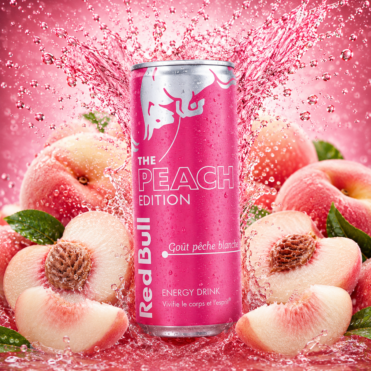 🌸 Red Bull Pêche Blanche 🌸