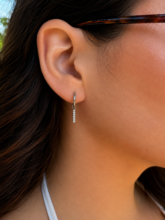 ✨ Boucles d’oreilles Éclat - Argenté ✨