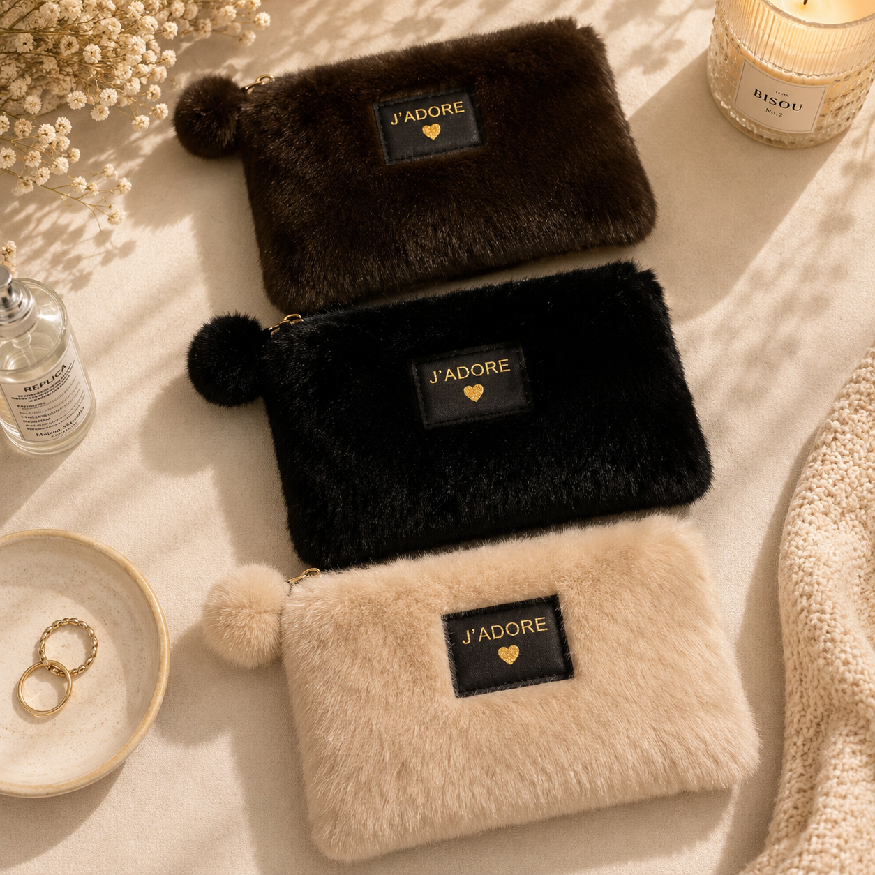 ✨ Pochette Fourrure J’adore