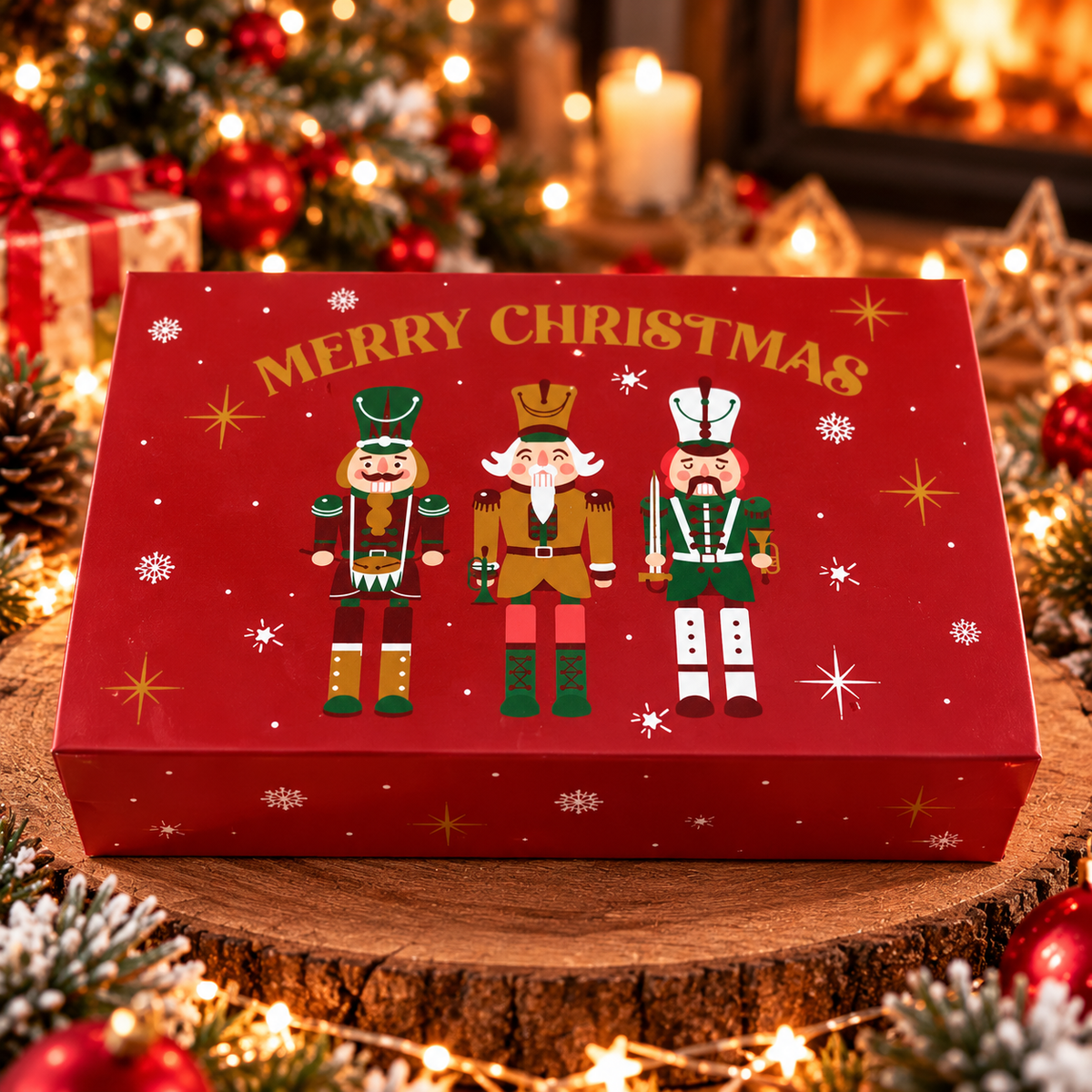 🎄🎶 Boîte Musicale de Noël – Assortiment de Chocolats & Bonbons 🍫🎁