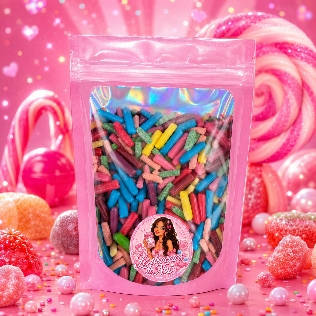🌸 Mix Hitschies – HALAL — 500g 🌸