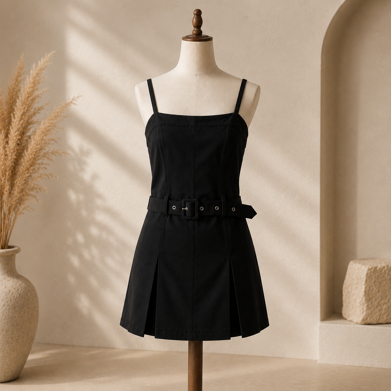 ✨ Combi-Short Noire Effet Robe ✨