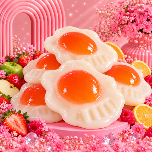 🌸 Oeuf au Plat Géant XXL Lisse – À l'unité 🌸