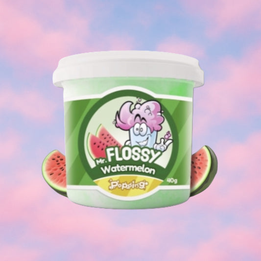 🌸🍭 Barbe à Papa Pastèque Pétillante – Mr Flossy 🍭🌸