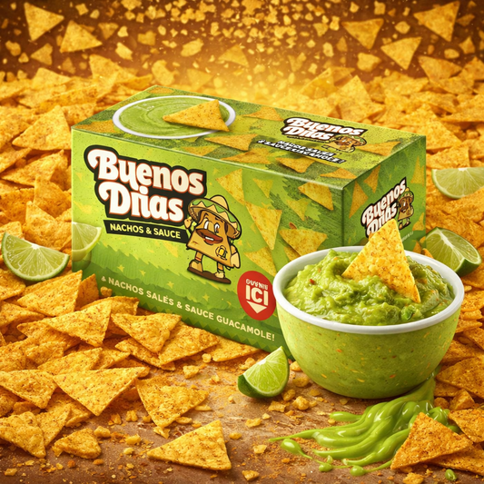 🌸🍭 Buenos Dias Nachos & Sauce Guacamole 🍭🌸